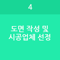 도면작성 및 시공업체 선정